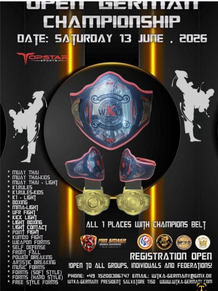 Open German Championship 2026 – Ausschreibung